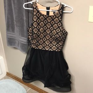 Black lace, 2 piece formal dress!!